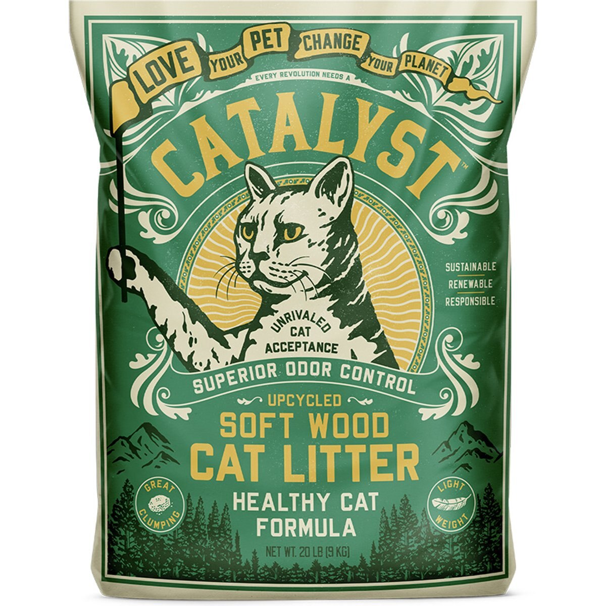 Catalyst Pet Healthy Formula Cat Litter, 20-lb bag
