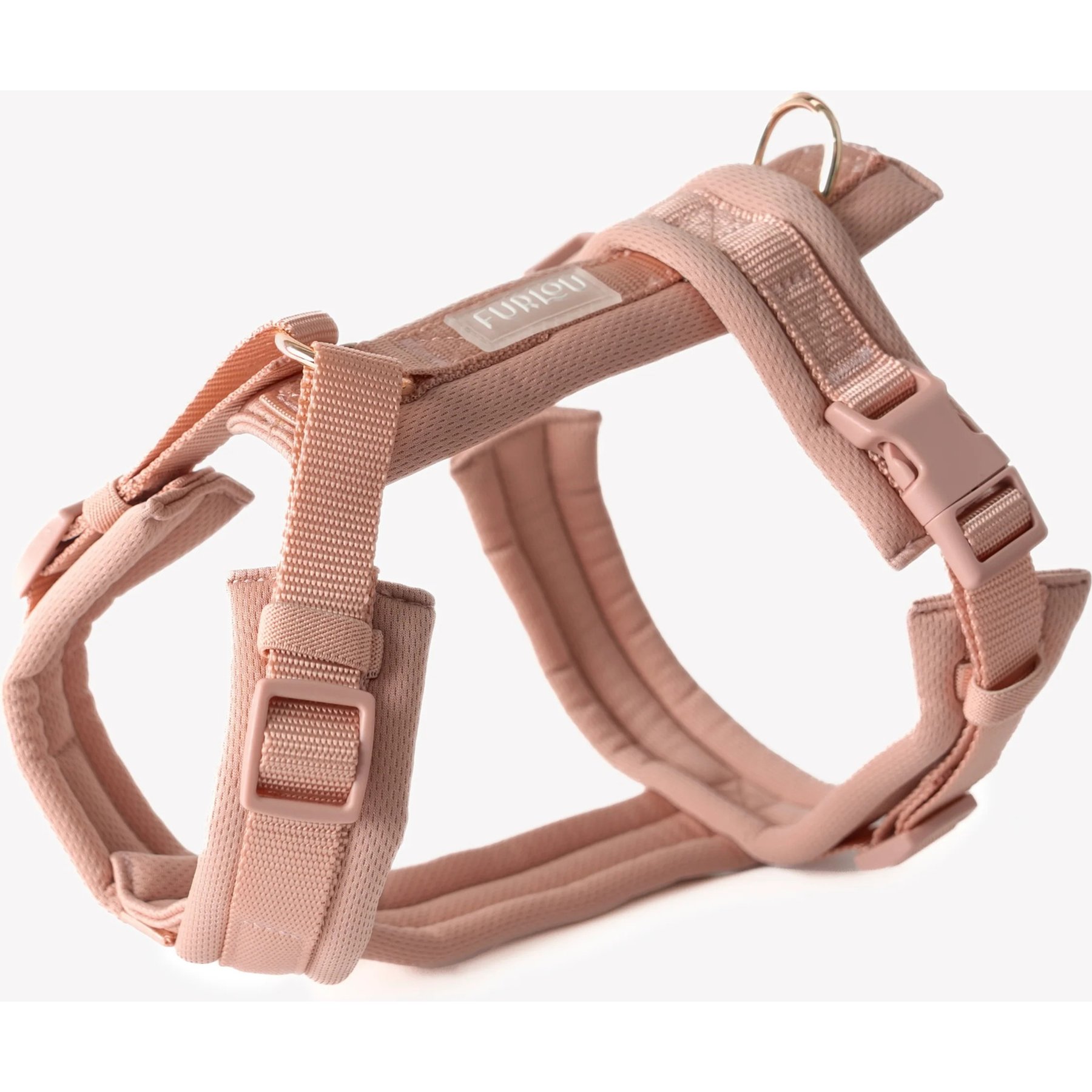 Furlou Comfort Dog Harness, Powder Rose, Small: 15 to 21.5-in chest