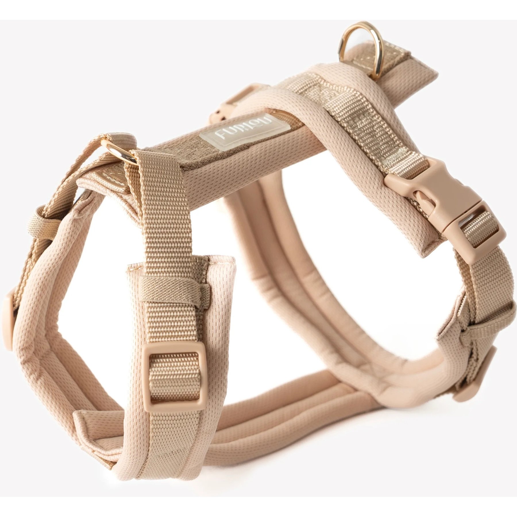 Furlou Comfort Dog Harness, Tan, Small: 15 to 21.5-in chest