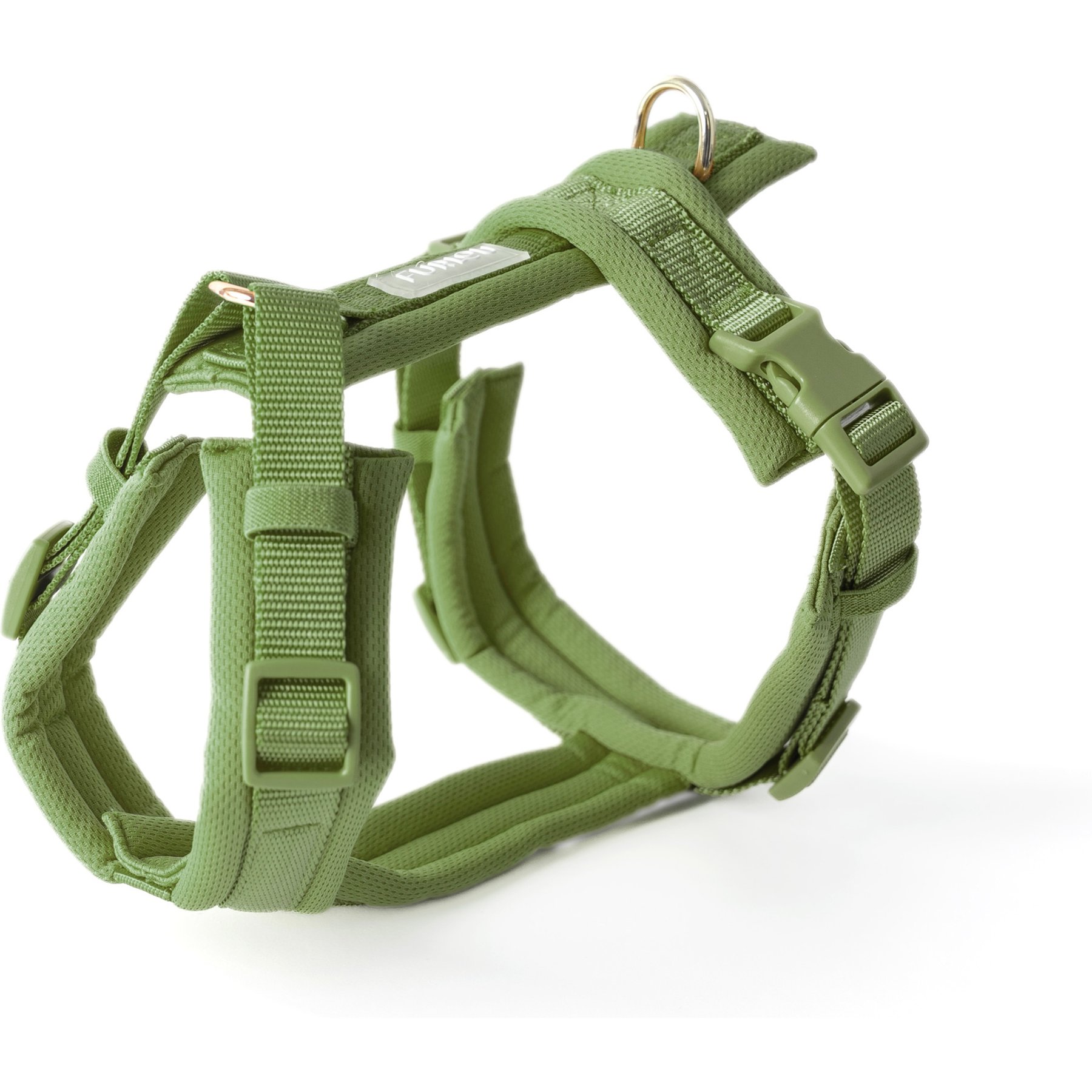 Furlou Comfort Dog Harness, Green, Small: 15 to 21.5-in chest