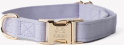 Furlou Canvas Dog Collar, Lavender, Medium: 13 to 20-in neck, 3/4-in wide