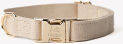 Furlou Canvas Dog Collar, Tan, Medium: 13 to 20-in neck, 3/4-in wide slide 1 of 3