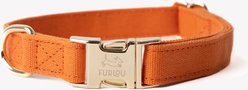 Furlou Canvas Dog Collar, Terracotta, Large: 15 to 24-in neck, 1-in wide