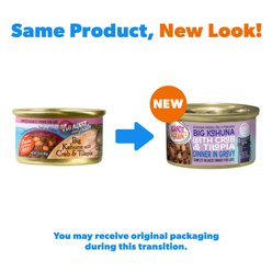 Against the Grain Big Kahuna with Crab & Tilapia Dinner Grain-Free Canned Cat Food, 2.8-oz, case of 24 slide 2 of 7