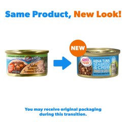 Against the Grain Aloha Tuna with Seaweed & Crab Dinner Grain-Free Canned Cat Food, 2.8-oz, case of 24 slide 2 of 5