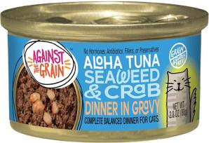 Against the Grain Aloha Tuna with Seaweed & Crab Dinner Grain-Free Canned Cat Food