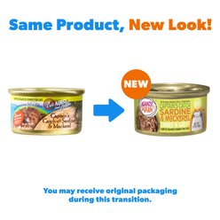 Against the Grain Captain's Catch with Sardine & Mackerel Dinner Grain-Free Canned Cat Food, 2.8-oz, case of 24 slide 2 of 7