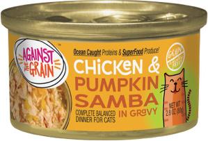 Against the Grain Chicken & Pumpkin Samba Dinner Grain-Free Canned Cat Food