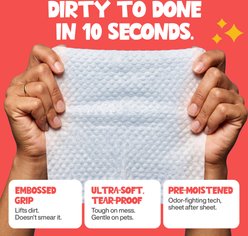 Roofus Fragrance Free Zoomie Unscented Dog Grooming Wipes, 200 count slide 2 of 6