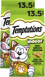 Temptations Fishin’ for Chicken Flavor Indoor Dry Cat Food, 27-lb bundle