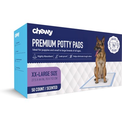 Chewy Made Chewy Made XX-Large Premium Dog Training & Potty Pads (FORMERLY FRISCO), Scented, 50 count