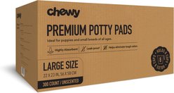 Chewy Made Large Premium Dog Training & Potty Pads (FORMERLY FRISCO), 22 x 23-in, Unscented, 300 count
