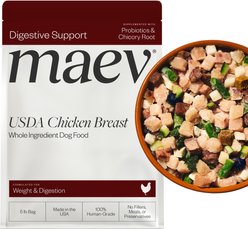 Maev Weight & Digestion Human-Grade Raw Frozen Chicken Dog Food, 5-lb bag slide 1 of 9