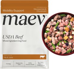 MAEV Hip & Joint Human-Grade Raw Frozen Beef Dog Food, 5-lb bag