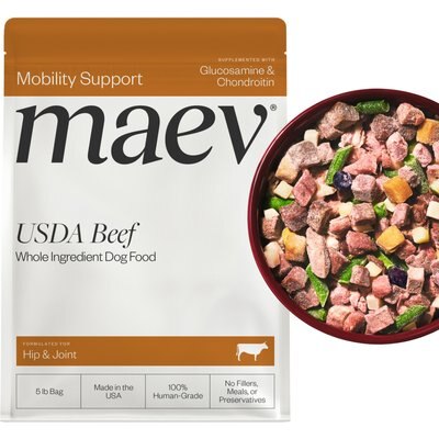 Maev Maev Hip & Joint Human-Grade Raw Frozen Beef Dog Food, 5-lb bag
