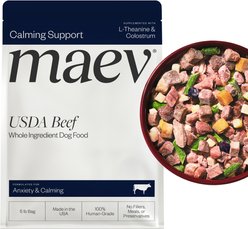 Maev Anxiety & Calming Human-Grade Raw Frozen Beef Dog Food, 5-lb bag