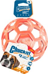 Chuckit! Hol-EE Roller Exercise Ball Dog Toy, Orange, Large slide 1 of 5