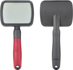 KONG Dog Slicker Brush, Grey/Red, Large