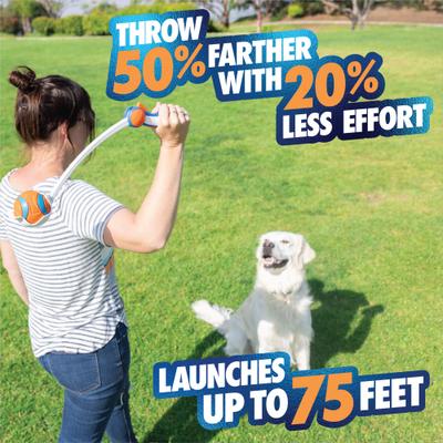 Show full view: Chuckit! Ultra Launcher 18M Dog Launchers Toy with Balls, Multicolor, Medium slide 3 of 8