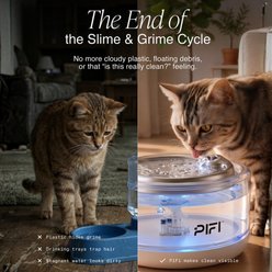 PiFi Sapphire Glass Modern Slim Ultra-Quiet Cat Water Fountain, 4-L slide 2 of 9