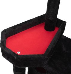 Bencmate Indoor Gothic 64.17-in Polyester Hanging Toy Cat Tree Tower with Sisal Scratching Posts, Multicolor slide 2 of 8