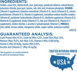 Purina ONE Indoor Advantage 7+ Chicken & Ocean Fish Recipe Pate Wet Cat Food, 3-oz can, case of 12 slide 2 of 8