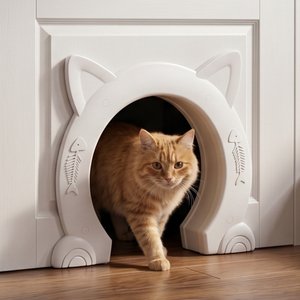 CAT MATE Micro Chip Cat Flap Door Accessory, Grey - Chewy.com