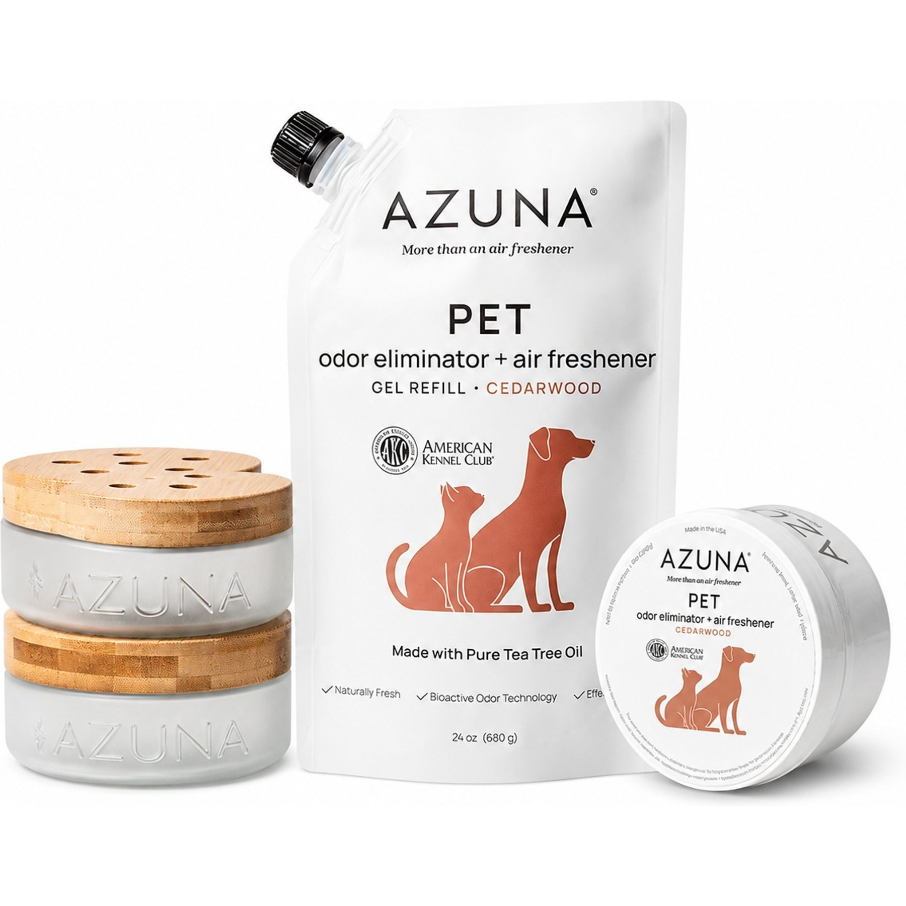 Azuna Pet Air Freshener & Odor Eliminator Starter Kit