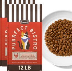 Merrick Purrfect Bistro Grain-Free Chicken & Sweet Potato Recipe Dry Cat Food, 24-lb bundle slide 1 of 8