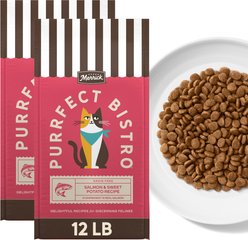 Merrick Purrfect Bistro Grain-Free Salmon & Sweet Potato Recipe Dry Cat Food, 24-lb bundle