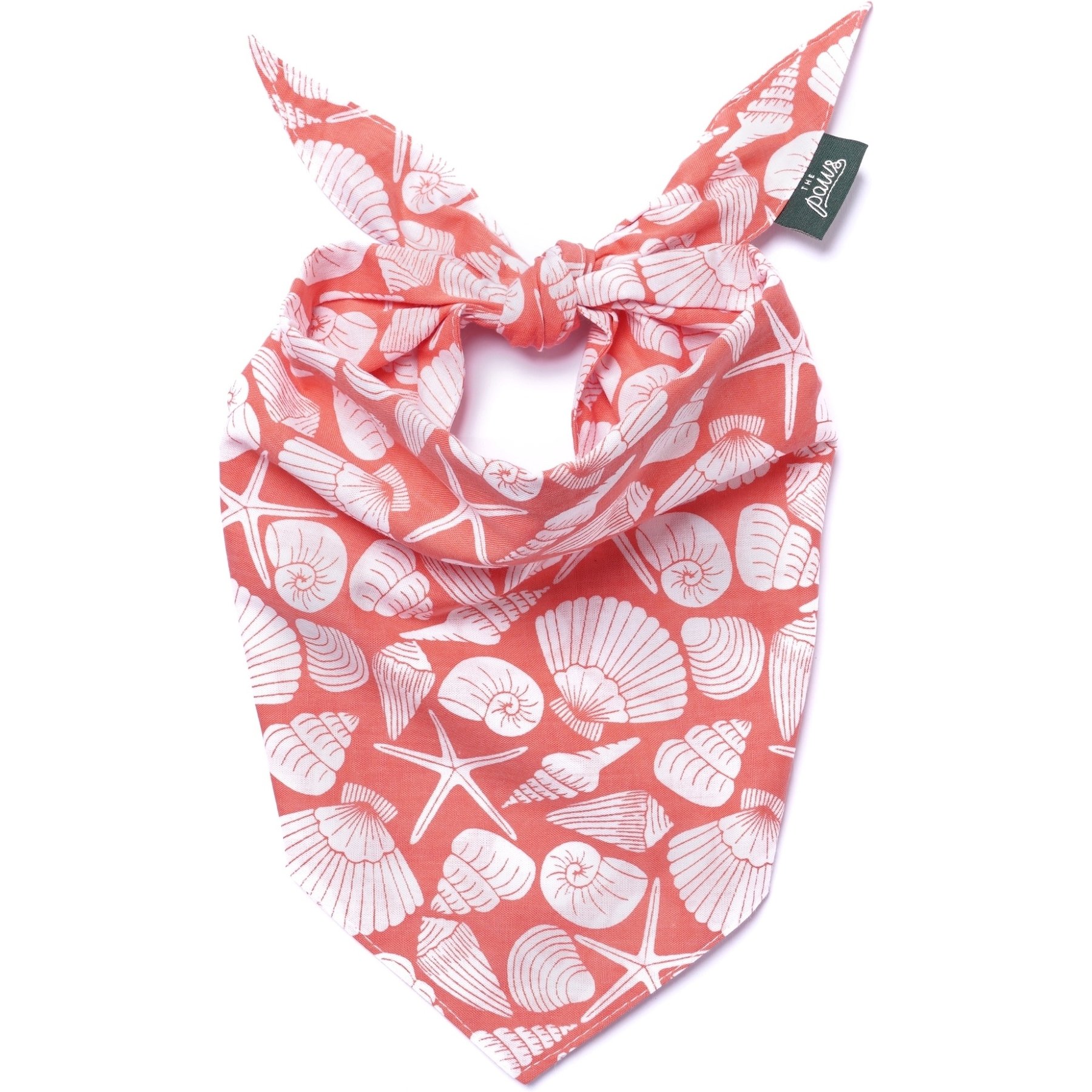 The Paws Flores Dog & Cat Bandana, Pink, Medium