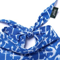 The Paws Oceans Dog & Cat Bandana, Blue, Small slide 2 of 6