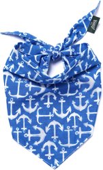 The Paws Oceans Dog & Cat Bandana, Blue, Small