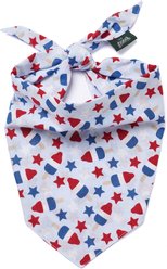 The Paws Pop Dog & Cat Bandana, Blue, Small