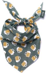 The Paws Brew Dog & Cat Bandana, Green, X-Large slide 1 of 6