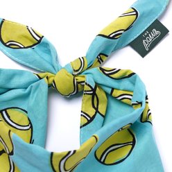 The Paws Fetch Dog & Cat Bandana, Green, Large slide 2 of 6