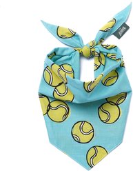 The Paws Fetch Dog & Cat Bandana, Green, X-Large
