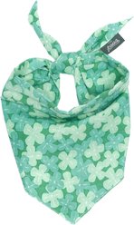 The Paws Clover Dog & Cat Bandana, Green, X-Large