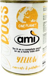 Ami Yellow Carrots & Potatoes Vegan Wet Dog Food, 14-oz can, case of 12