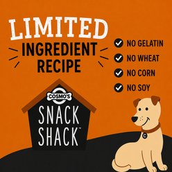 Cosmo's Snack Shack Oat & Peanut Recipe Doggy Snack Bites Training Soft & Chewy Dog Treats, 4-oz bag slide 2 of 6