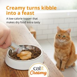 Catit Creamy Grain-Free Tuna & Crab Flavored Cat Lickable Treat, 0.5-oz tube, 5 count slide 2 of 8