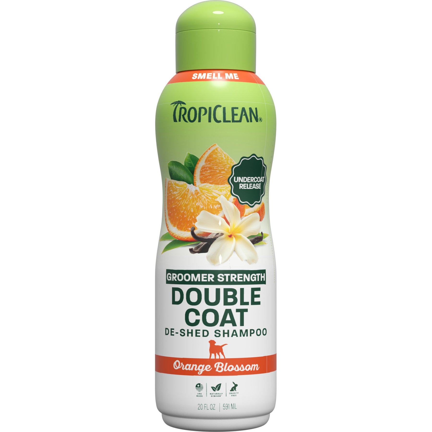 TropiClean PerfectFur Thick Double Coat Shed Reducing Dog Shampoo, 20-fl oz bottle