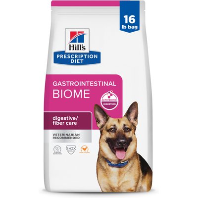 Hill's Prescription Diet Hill's Prescription Diet Gastrointestinal Biome Chicken Flavor Dry Dog Food, 16-lb bag