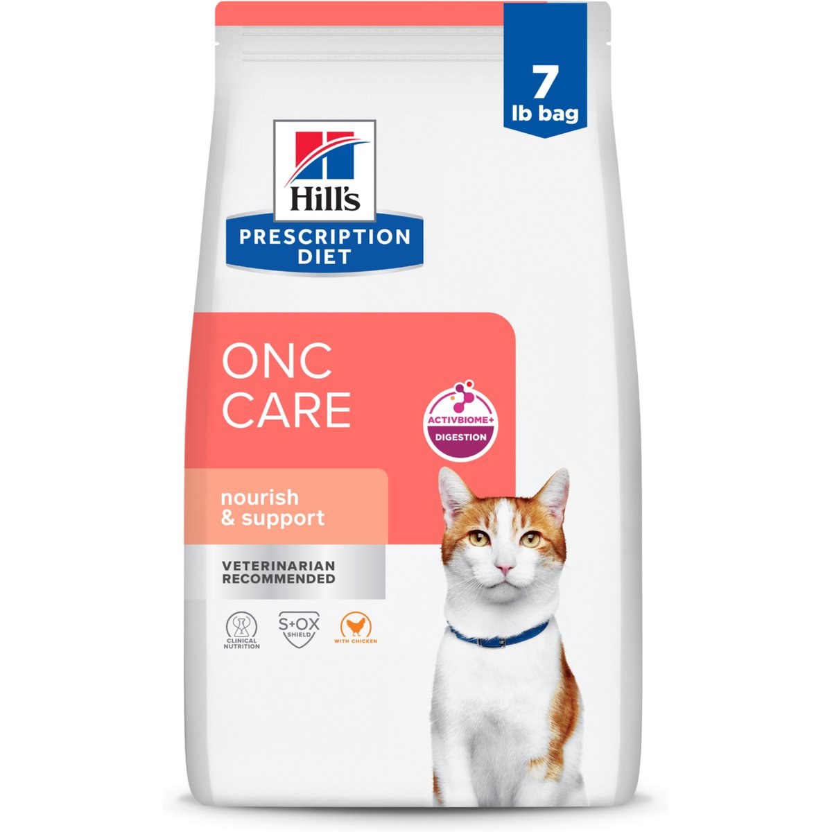Hill's Prescription Diet ONC Care Dry Cat Food, 7-lb bag