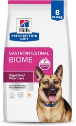 Hill's Prescription Diet Gastrointestinal Biome Chicken Flavor Dry Dog Food, 8-lb bag
