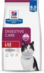 Hill's Prescription Diet i/d Digestive Care with Chicken Dry Cat Food, 8.5-lb bag