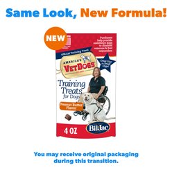 Bil-Jac America's VetDogs Peanut Butter Flavor Training Dog Treat, 4-oz pouch slide 2 of 7