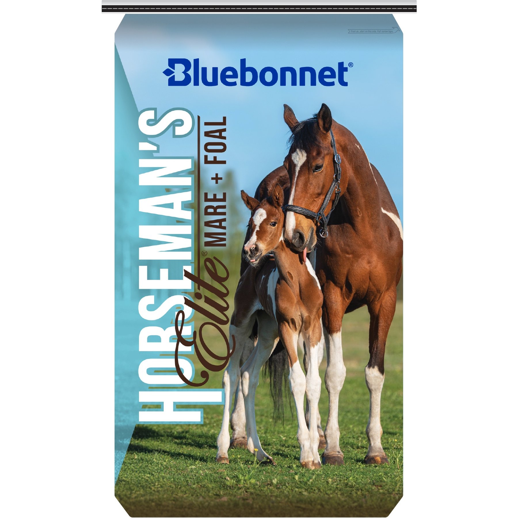 Bluebonnet Feeds Horsemans Elite Mare & Foal Pellet Horse Feed, 50-lb bag