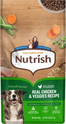 Rachael Ray Nutrish Adult Real Chicken & Veggies Recipe Dry Dog Food, 5-lb bag