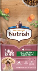Rachael Ray Nutrish Real Chicken & Veggies Recipe Dry Small Breed Dog Food, 5-lb bag